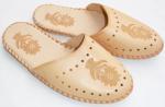 Home Leather Slippers for Women, size 5.5